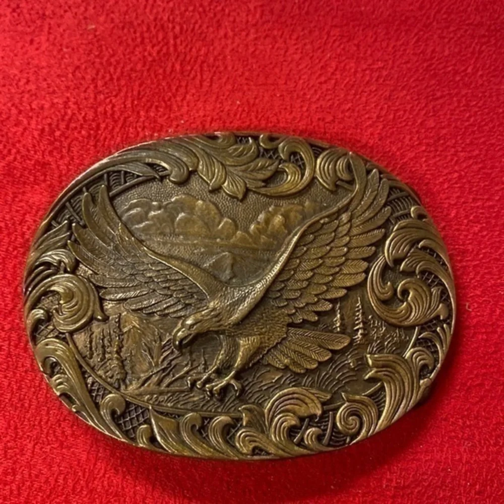 Vintage Montana silversmiths belt buckle